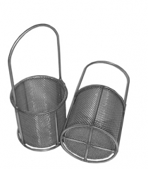 Small parts baskets used for processing black oxide parts can be custom made to your specifications.