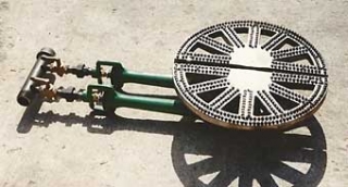 Large Radial Gas Burner used for LP or natural gas.