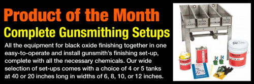 Du-Lite’s Complete Gunsmithing Setups come with a 40 inch Long Tank or a Compact 20 inch Long Tank
