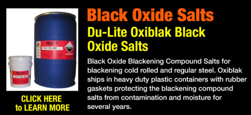 Du-lite Black Oxide Salts
